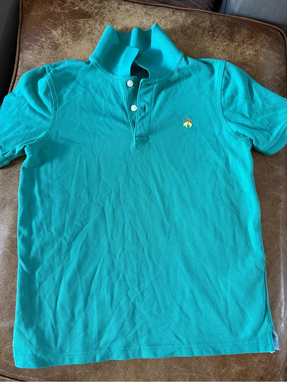 Brooks Brothers Boys Teal Polo Shirt